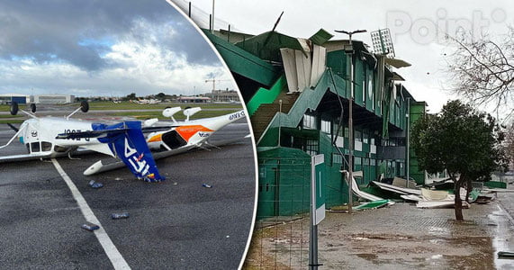 Portugaliyada kuchli bo‘ron kuzatilmoqda