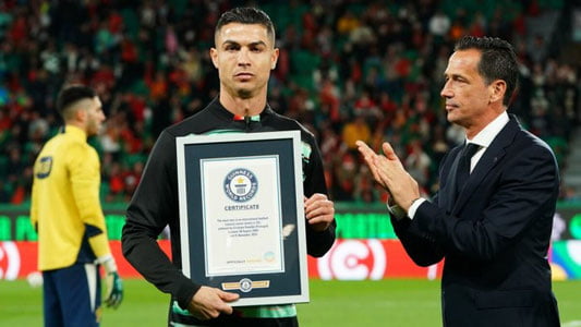 Ronaldu Ginnesning rekordlar kitobiga kirdi