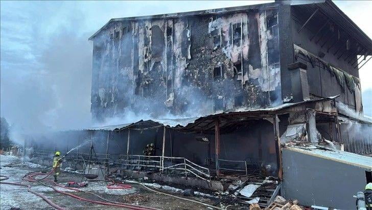 Turkiyada mehmonxona yonib ketdi