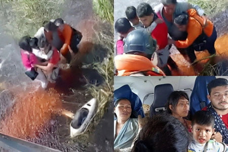 Boliviyada samolyot halokatidan so'ng besh kishi qutqarildi