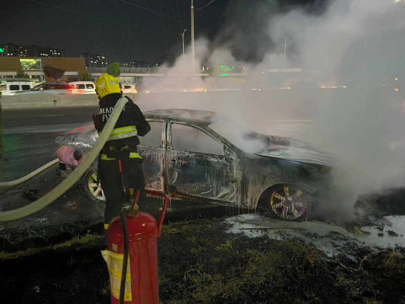 Тошкентда Epica ЙТҲга учраб, ёниб кетди