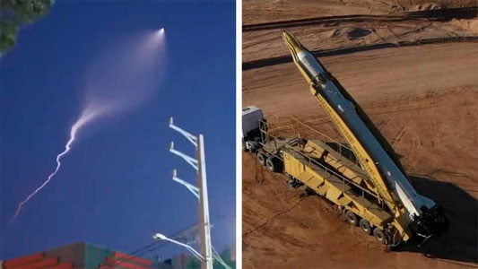 Eron ilk bor Isroilga “Sejjil” ballistik raketasini uchirdi