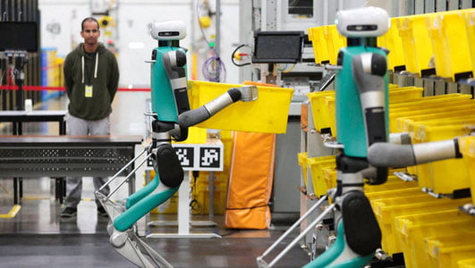 Amazon компанияси омборларида роботлар инқилоби