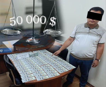Surxondaryoda advokat 50 ming dollar pora bilan qo‘lga tushdi