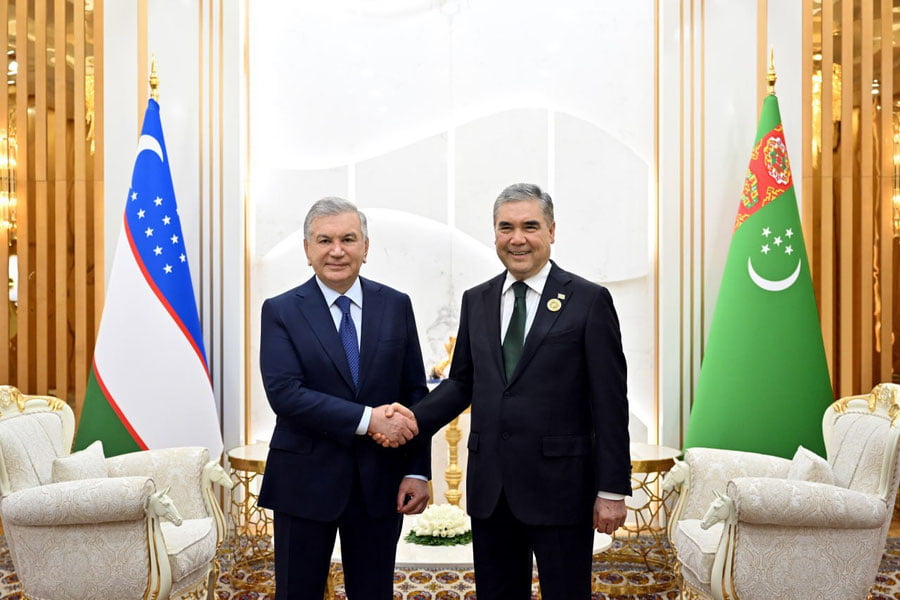 Шавкат Мирзиёев Гурбангули Бердимуҳамедов билан учрашув ўтказди
