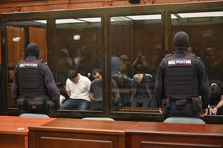 “Crocus city Hall”даги теракт бўйича суд иши бошланди