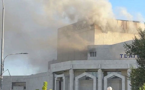 Гулистондаги мусиқали драма театрида ёнғин чиқди