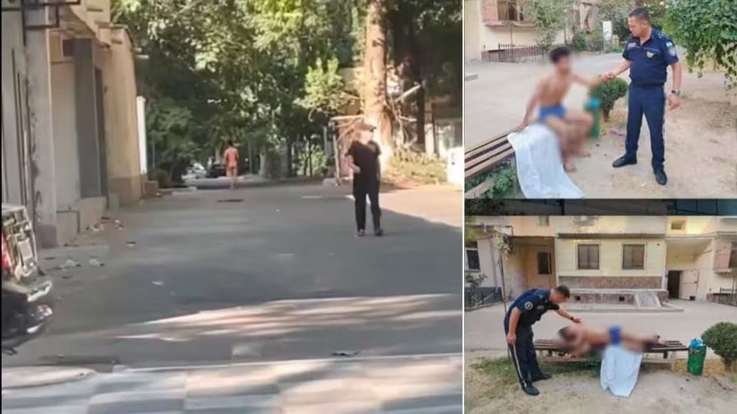 Тошкентда 19 ёшли йигит кўчада кийимсиз юрди