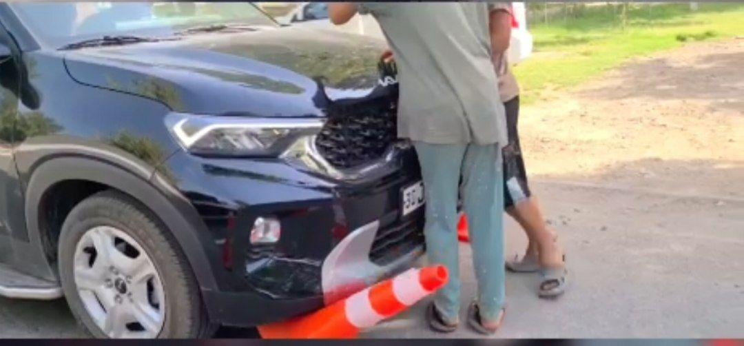 Самарқандда йўл таъмири ишчилари устига автомобиль ҳайдаган ҳайдовчи ушланди