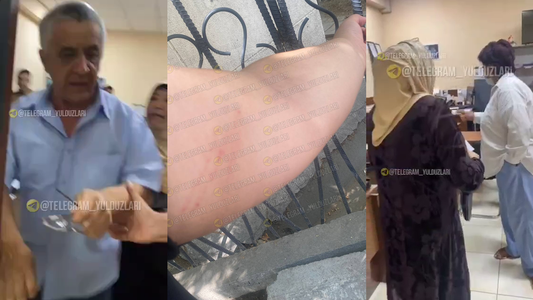 Тошкентдаги МИБ биносида фуқаролар жанжал кўтарди