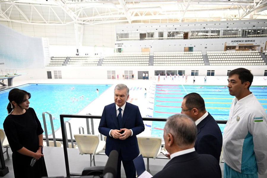 Президент Шавкат Мирзиёев Олимпия шаҳарчасига борди