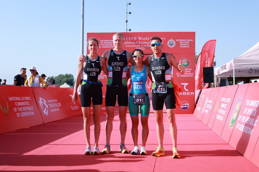 Ўзбекистонда илк бор ҳарбийлар ўртасида триатлон бўйича жаҳон чемпионати ўтказилди