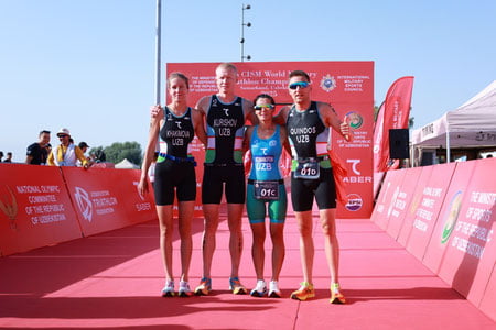 Ўзбекистонда илк бор ҳарбийлар ўртасида триатлон бўйича жаҳон чемпионати ўтказилди