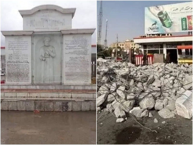 Мозори Шарифда Алишер Навоий ёдгорлиги буткул бузиб ташланди