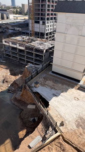 Toshkentda noqonuniy boshlangan ko'p qavatli uyning qurilishi tuproq o‘pirilishiga sabab bo‘ldi