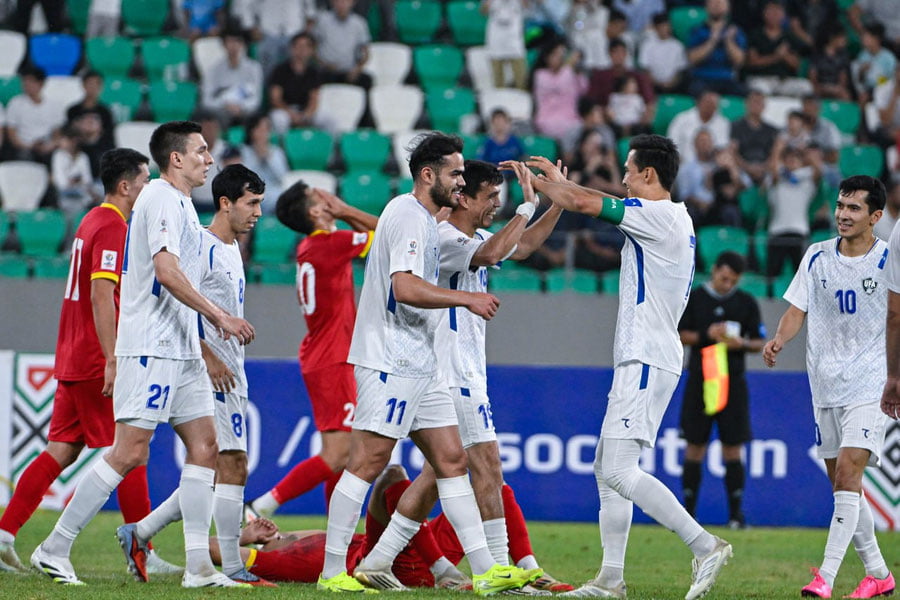 O‘zbekiston Qirg‘izistonni yirik hisobda mag‘lub etdi