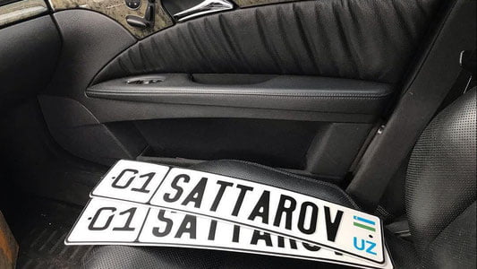 2026-йилдан машина рақамларига исм ва ёзув қўйиш мумкин бўлади