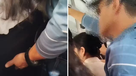 Тошкентда эркак автобусда қизларга тегажоғлиқ қилди