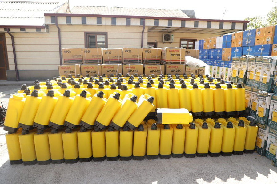 Энди ўрмон ёнғинлари замонавий сувпуркагичлар орқали бартараф этилади