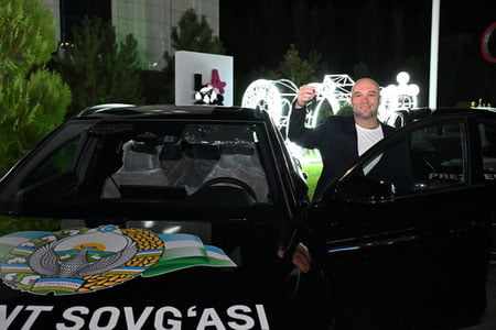 ЖЧ ғолиблари автомобил ва пул мукофотлари билан тақдирланди