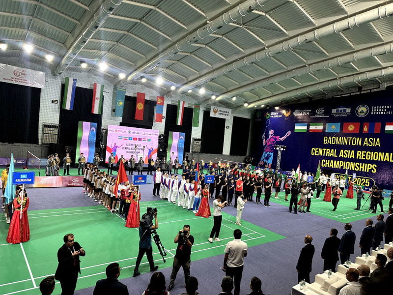 Toshkentda badminton chempionatining rasmiy ochilish marosimi boʻlib oʻtdi