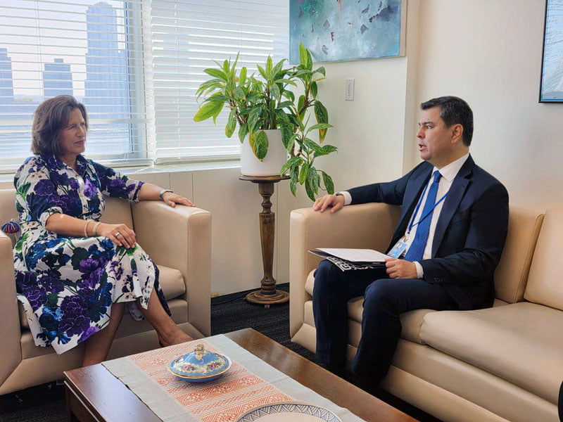 Шерзод Асадов БМТ Бош котиби ўринбосари билан учрашди