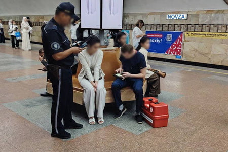 Toshkent metrosida tirbandlik sabab qiz hushidan ketib qoldimi?