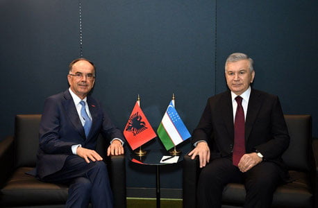 Ўзбекистон ва Албания Президентлари икки томонлама ҳамкорликни кенгайтириш масалаларини муҳокама қилдилар