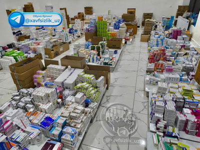Namanganda 15 mlrd so‘mlik sifatsiz dorilar fosh bo‘ldi