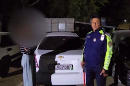 Toshkent viloyatida mast holda avtomobil boshqargan ayol aniqlandi
