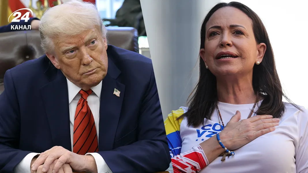 Korina Machado Nobel mukofotini Trampga bag‘ishladi