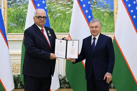 Shavkat Mirziyoyev Birlashgan kurash dunyosi rahbari Nedad Lalovichni qabul qildi