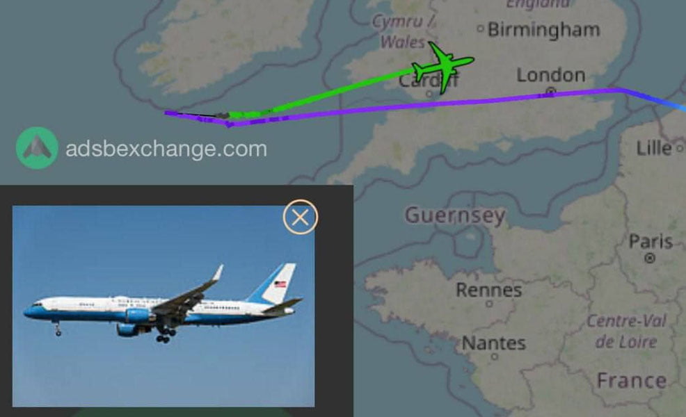 Пентагон раҳбари самолётида парвоз пайти хавф сигнали берилди