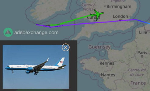 Пентагон раҳбари самолётида парвоз пайти хавф сигнали берилди