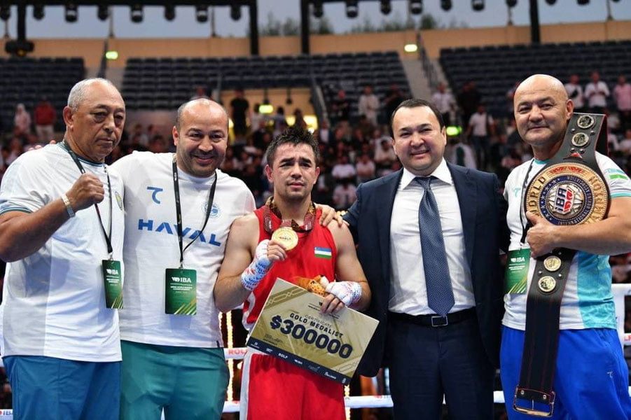 Ҳасанбой Дўсматов жаҳон чемпионатининг “Энг яхши боксчиси” деб топилди