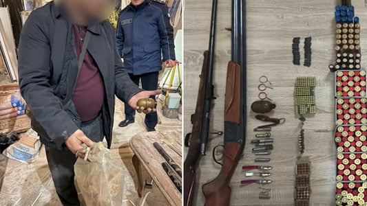 Toshkentda fuqaro uyidan qurol, o‘q-dori va portlovchi moddalar topib oldi