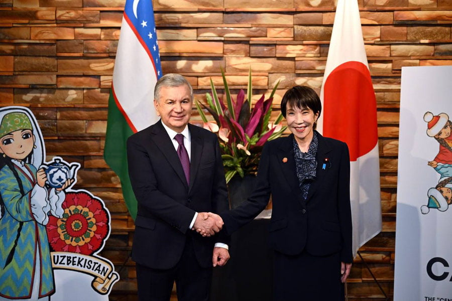 Tokioda Prezident Shavkat Mirziyoyev va Yaponiya Bosh vaziri Sanae Takaichining muzokaralari boʻlib oʻtdi