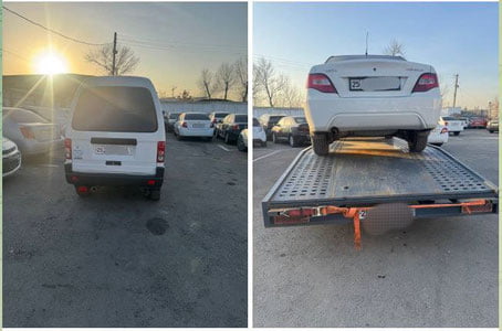 Jizzaxda korxona soliq qarzi sabab ikkita mashinasidan ayrildi