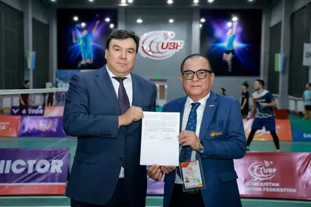 Тошкентда бадминтон бўйича халқаро ҳамкорлик келишуви имзоланди